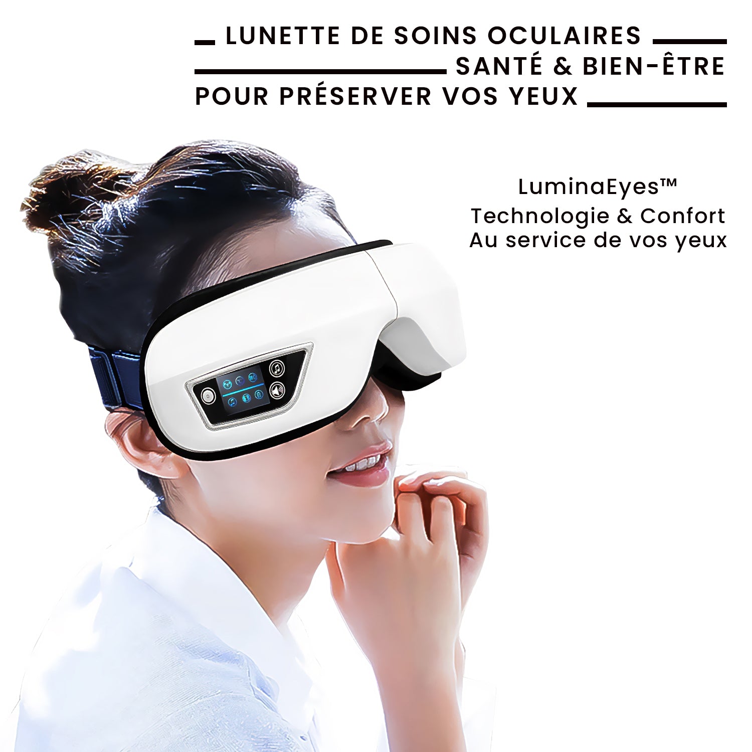 LuminaEyes™ Masseur oculaire intelligent